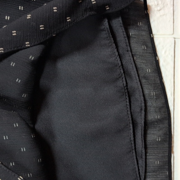 H&M Black Long Sleeve Polka Dot Dress - Picture 5 of 8